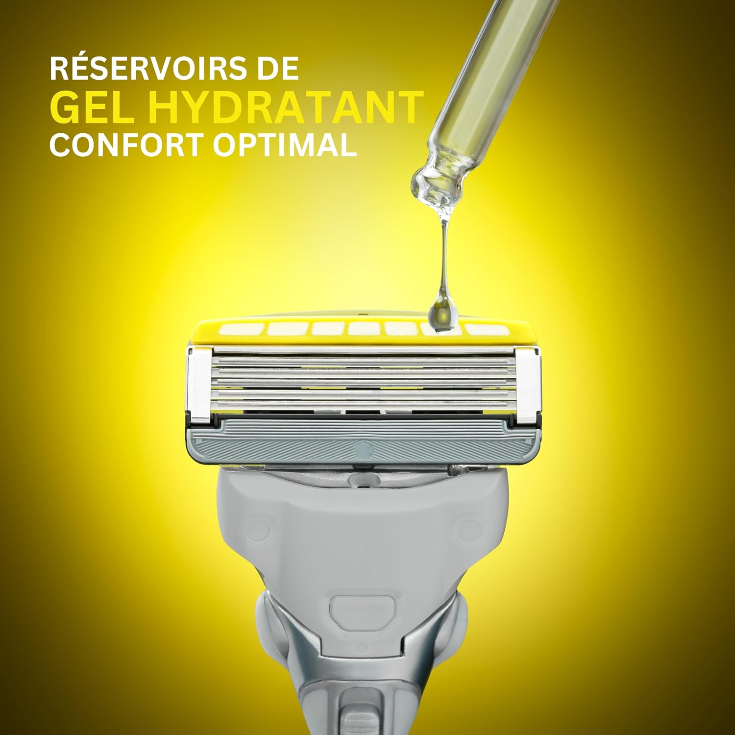 Detalle de WILKINSON SWORD Hydro 5 Ultimate : rasoir pour homme avec gel hydratant et lame de précision