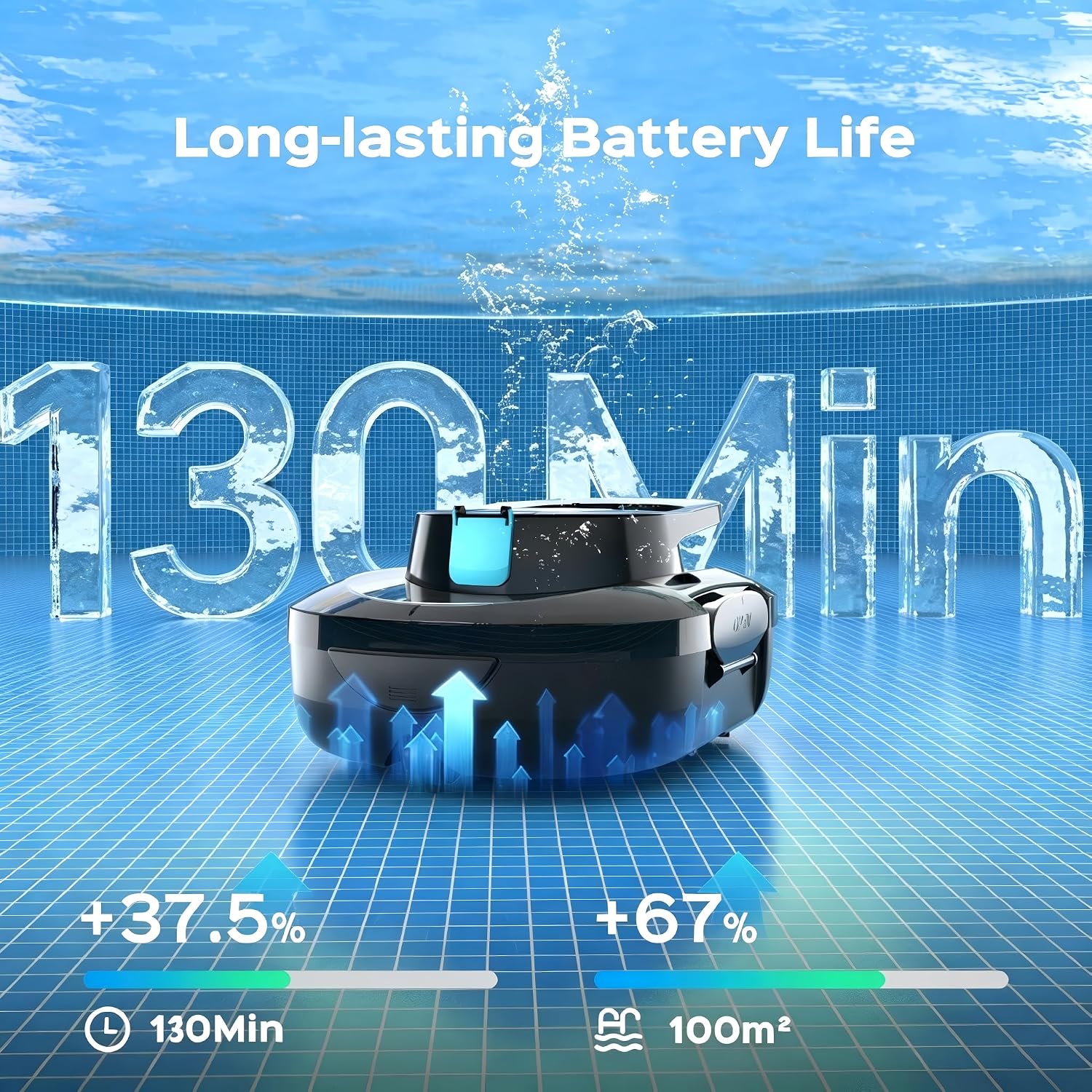 Detalle de S1 PRO Cordless Pool Vacuum Robot