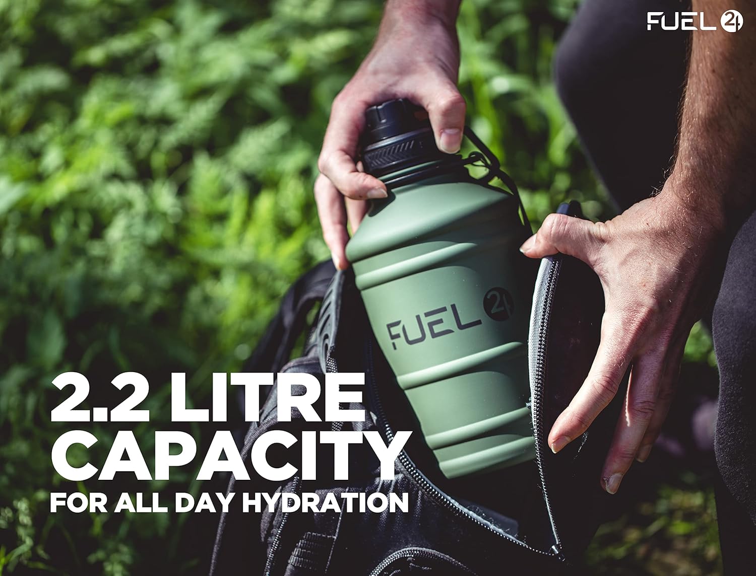 Thumbnail 4 de Fuel24 Stainless Steel Jug – 1.3L or 2.2L Water Bottle