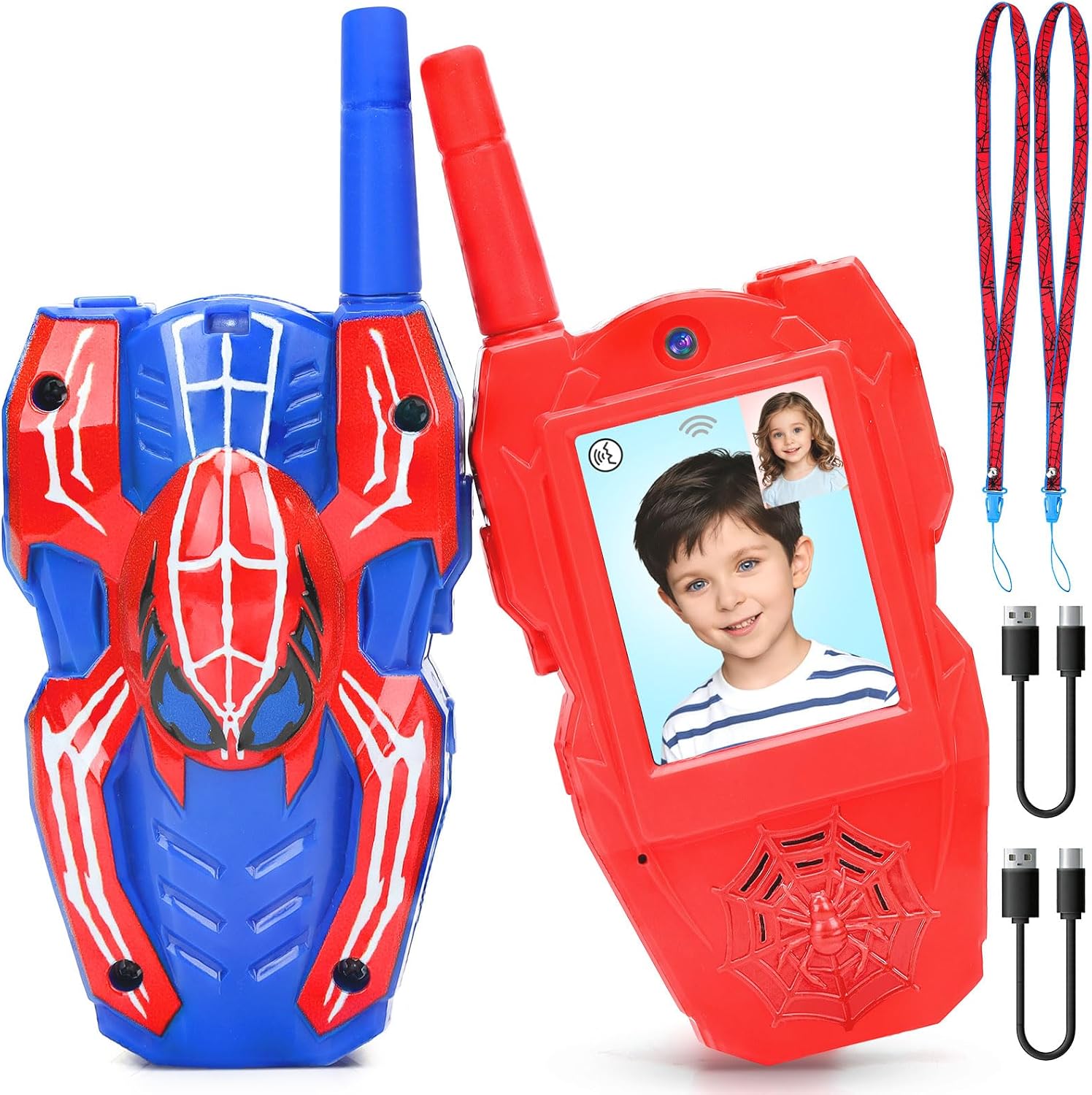 Detalle de Spider Video Walkie Talkies for Kids with Screen