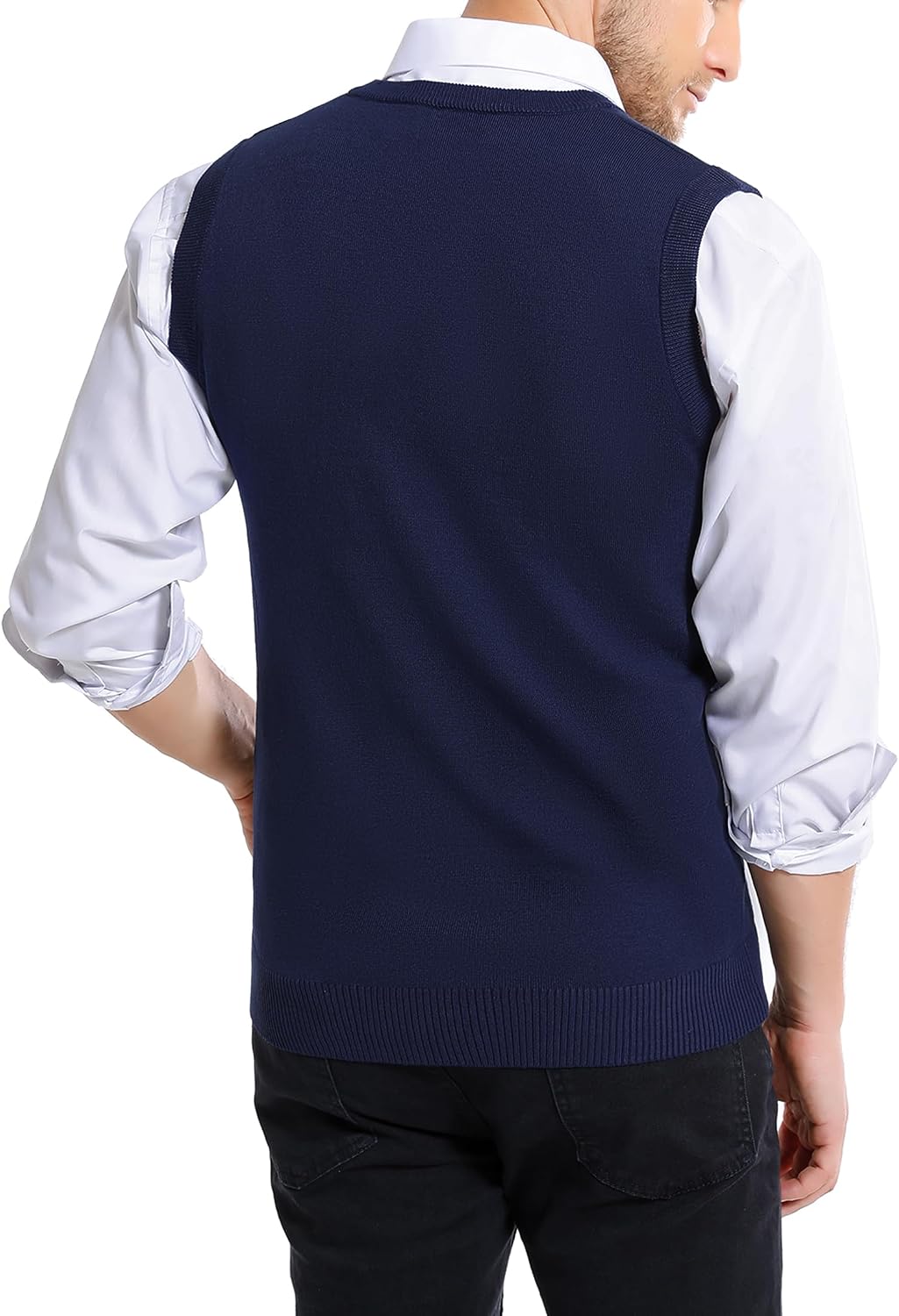 Thumbnail 4 de Sykooria Gilet Maglione Uomo Scollo V