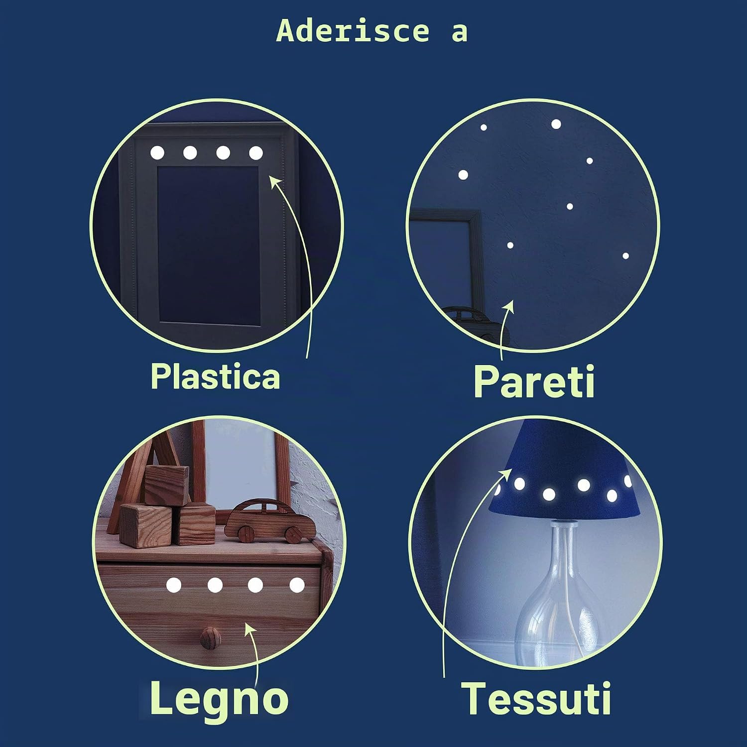 Thumbnail 5 de Paraboo Punti luminosi 524 pezzi stelle fluorescenti