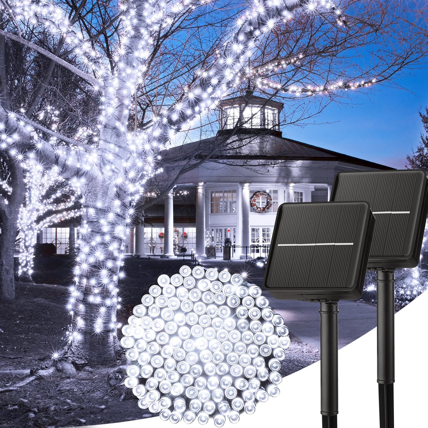 Detalle de Solar Outdoor String Lights, 2-Pack