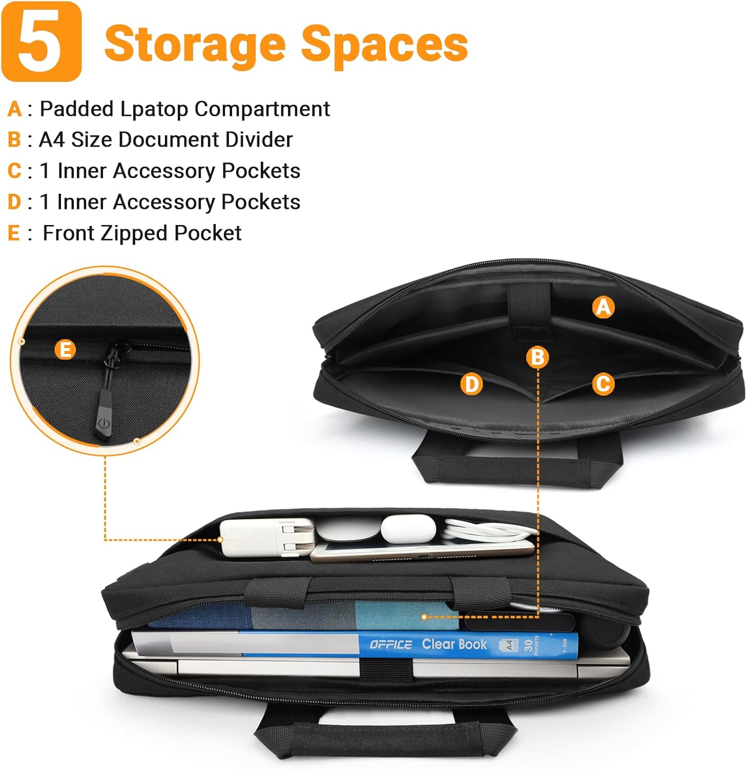 Thumbnail 4 de ZYB Laptoptasche 17,3 Zoll Wasserdicht