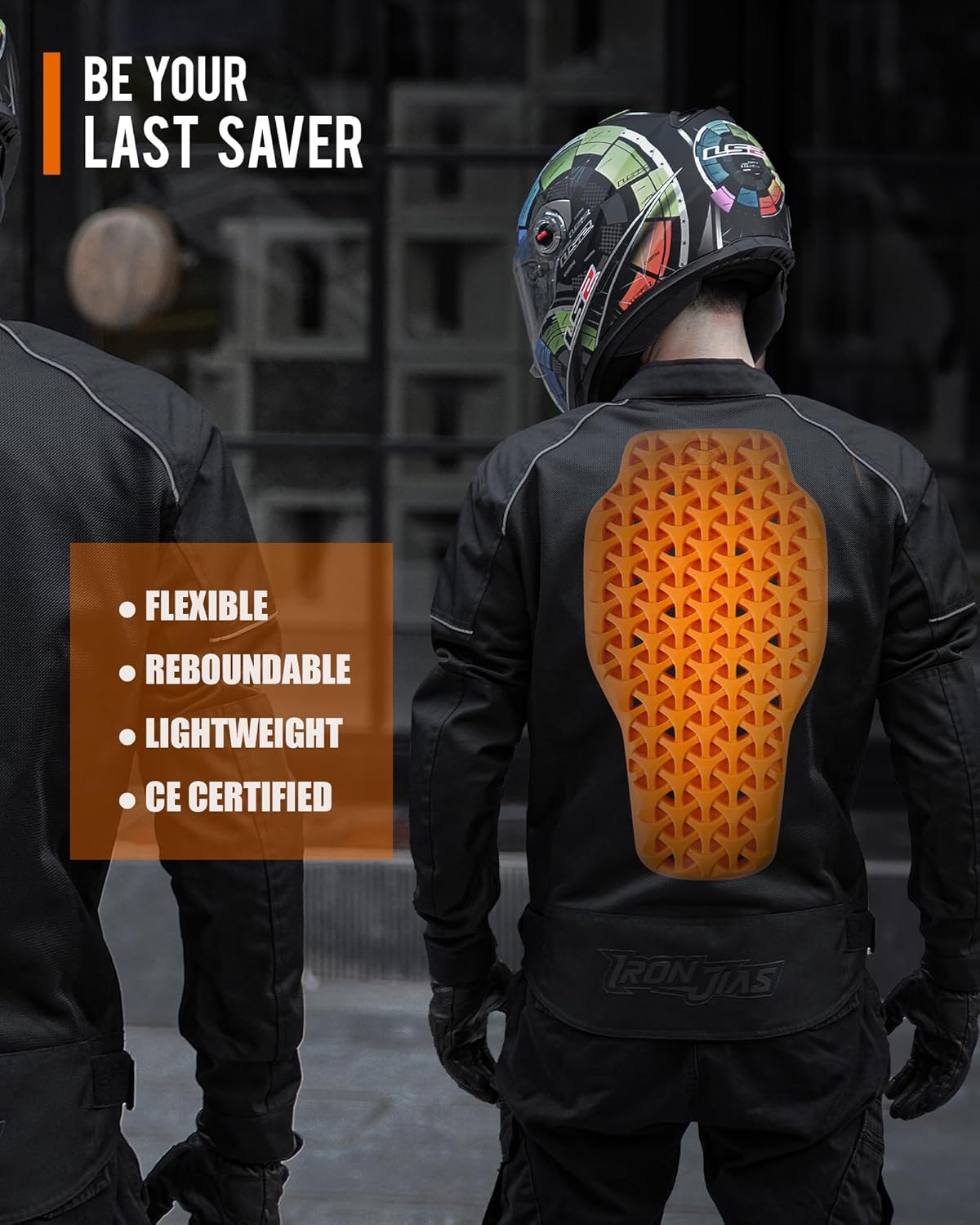 Detalle 2 de BORLENI Protectores Moto 5 Pack CE