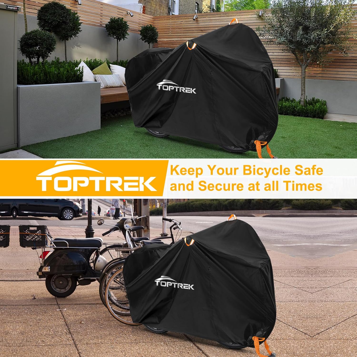 Thumbnail 6 de TopTrek Bike Cover 200 x 110 x 70cm waterproof cover