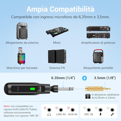 Thumbnail 3 de TONOR microfoni wireless dinamici TW 220
