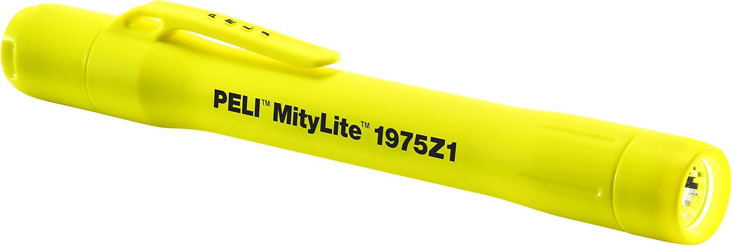 PEL I 1975Z1 Mitylite: Torcia Premium Tascabile A LED ATEX Zona 1 per industria, artigianato e vigili del fuoco