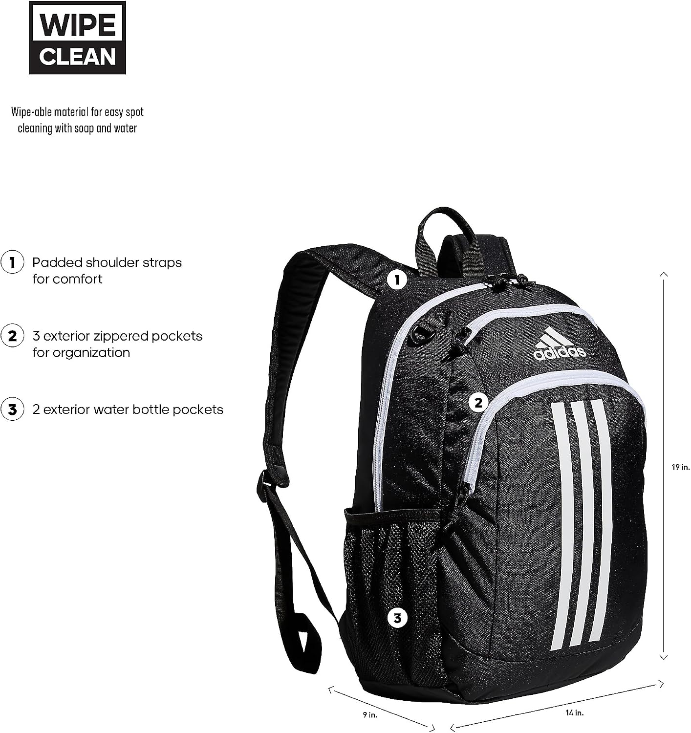 Thumbnail 1 de adidas Young Back-to-School Creator Backpack 21L