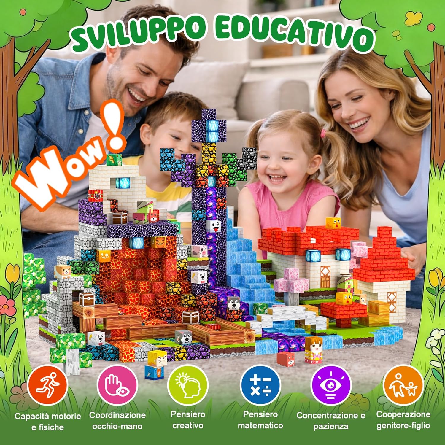 Thumbnail 6 de Costruzioni Magnetiche 150 pezzi 🧩