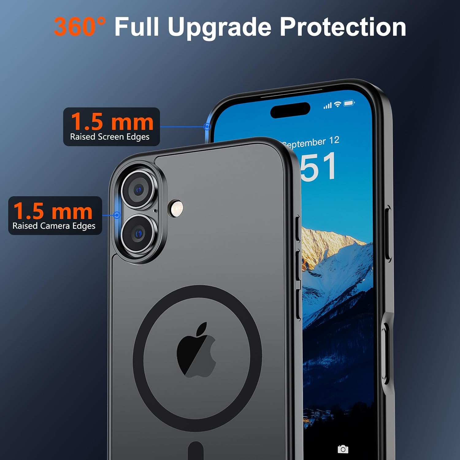 Detalle 2 de SUPFINE iPhone 17 Magnetic MagSafe Case, Military-Grade Protection