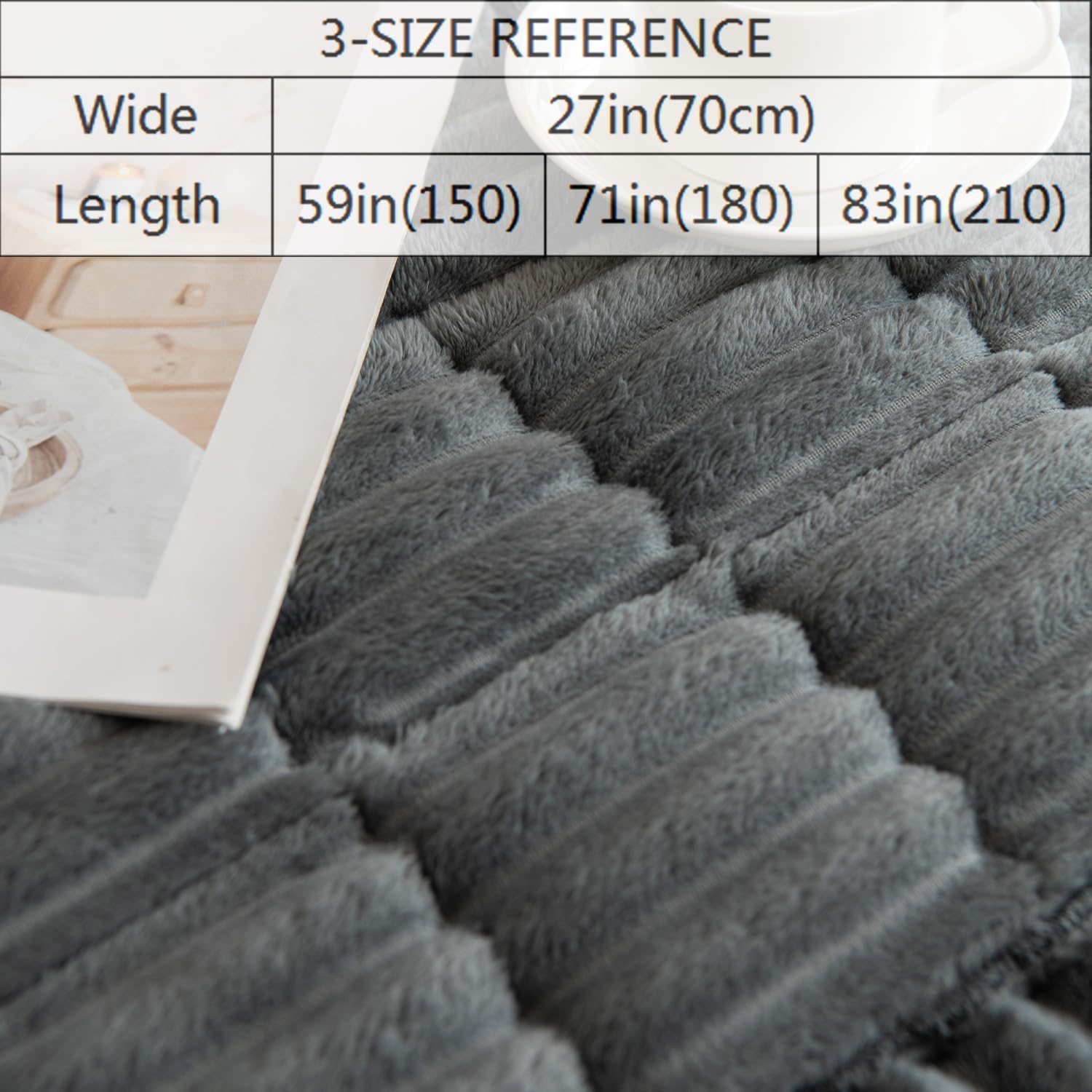 Detalle 2 de MOYORA sofa cover thick corduroy 3 seater