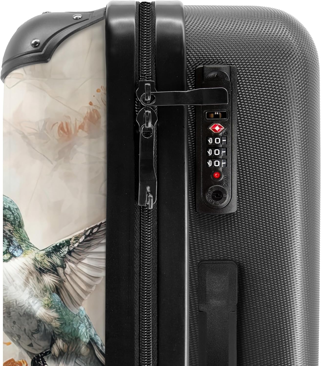 Thumbnail 3 de NoBoringSuitcases.com Valigia grande rigida Colibrì Beige con serratura TSA e capacità fino a 72L