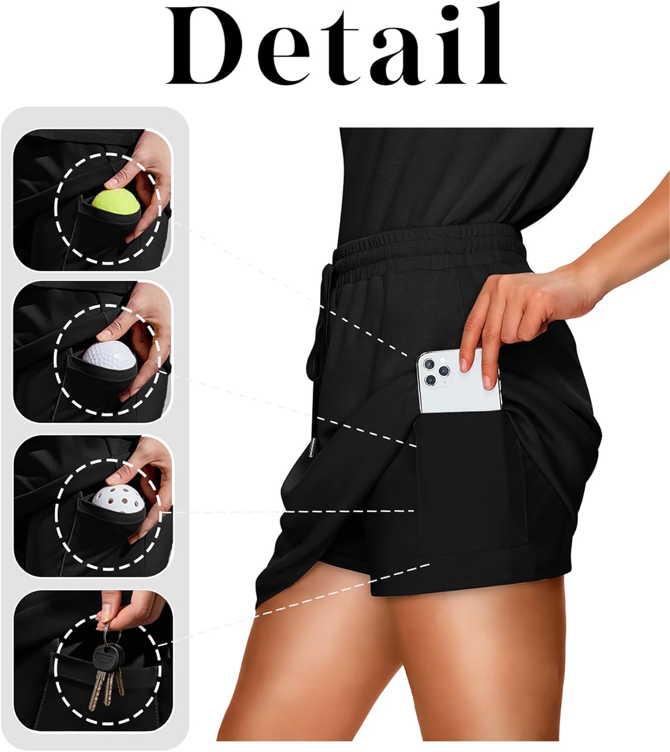 Thumbnail 3 de NIASHOT Two Piece Skirt Sets for Women: Breathable, Versatile Summer Outfit