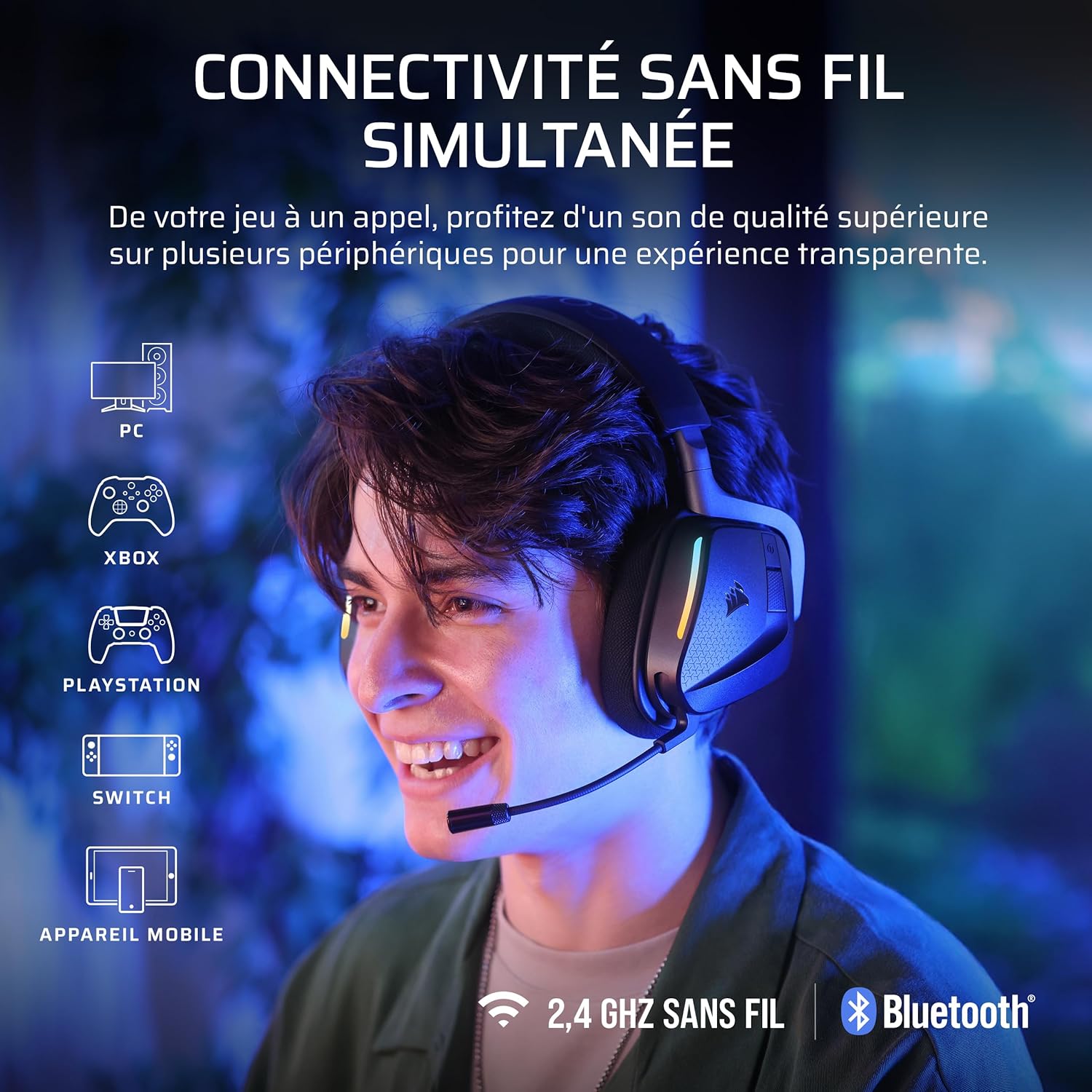 Thumbnail 1 de Corsair Void v2 Max sans Fil Xbox Casque Gaming