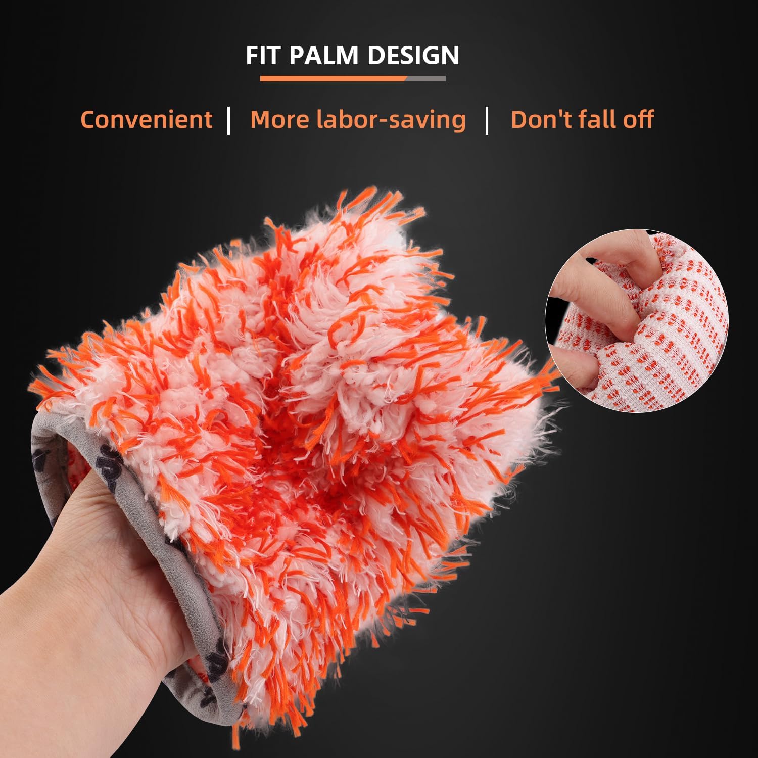 Thumbnail 4 de SPTA Microfiber Car Wash Mitt 6.5x5.5 in 🧽