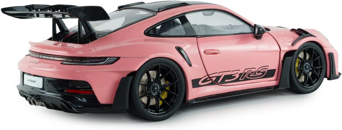 Thumbnail 5 de Solido Porsche 911 GT3 RS 2024 1:18 – Die-Cast Rose Exclusive Allemand sur Socle