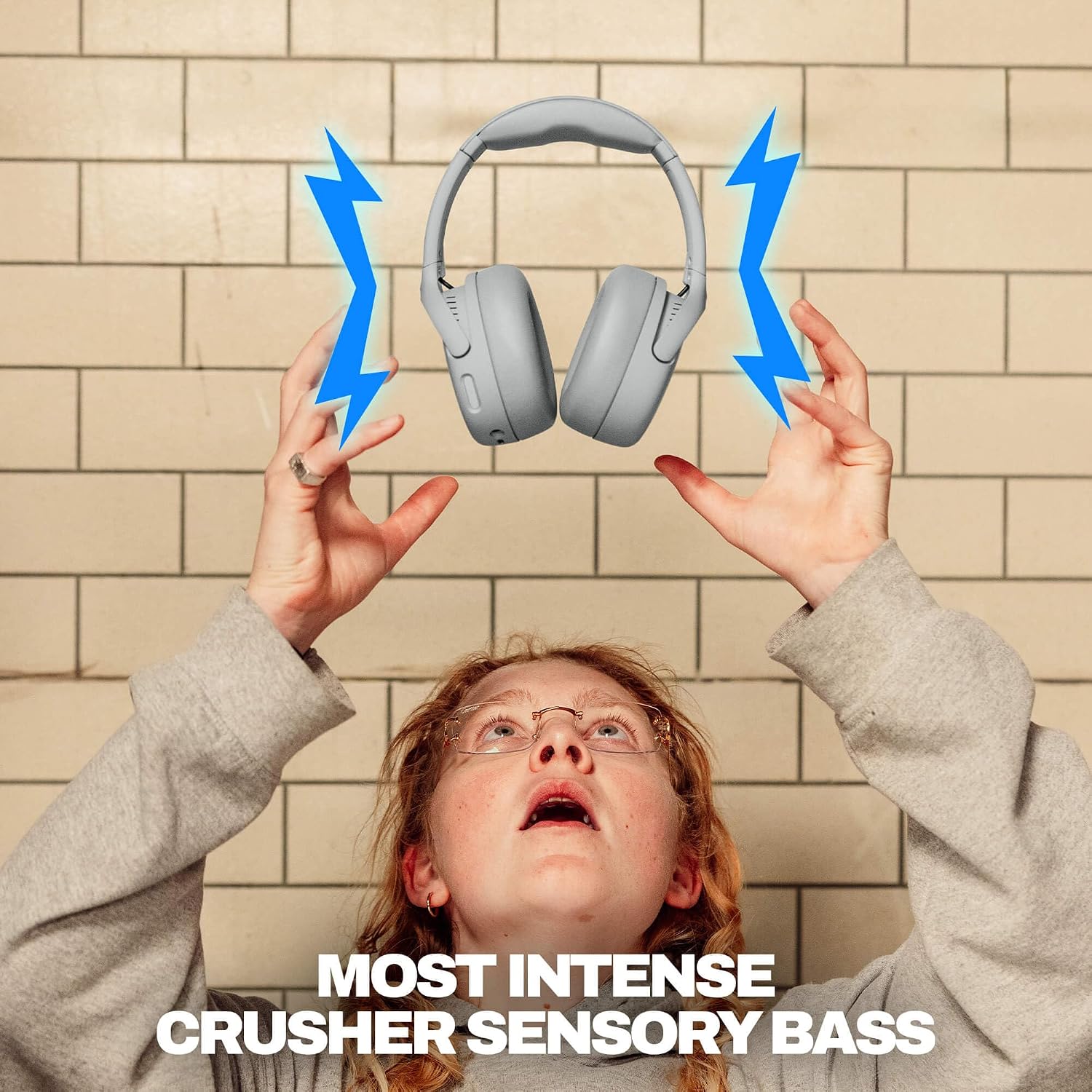 Detalle de Skullcandy Crusher 720 Wireless Headphones, THX Spatial Audio, 65-Hour Battery