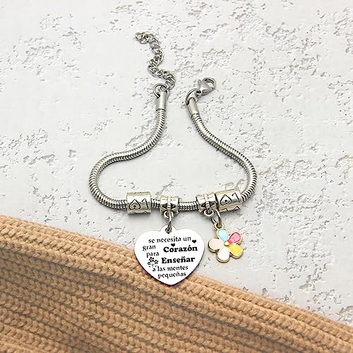 Detalle 2 de FGHJK Pulsera Maestro Profesora – Regalo de Graduación y Día del Maestro
