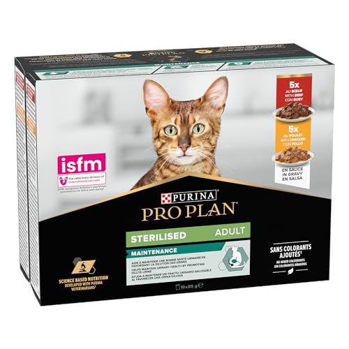 Thumbnail 2 de Purina Pro Plan Sterilised Maintenance Chat Adulte Bœuf Poulet – 10 x 85 g