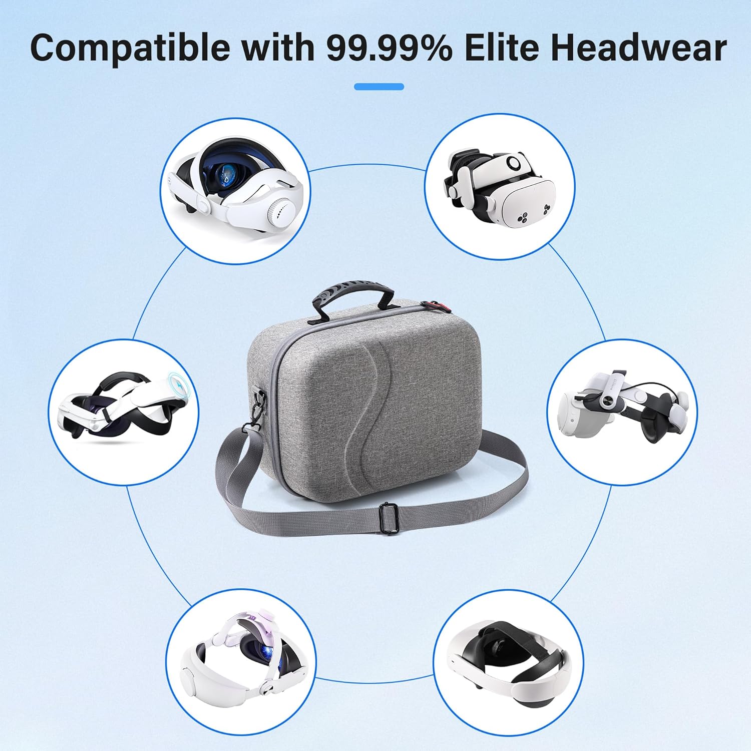 Detalle de LXFEIFANTECH VR carry case for Quest 3S