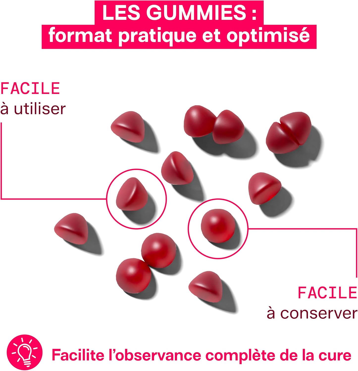 Detalle 2 de Mium Lab Gummies Safran B6 (40 mg) – Complément alimentaire sans sucres, enfants dès 4 ans & adultes