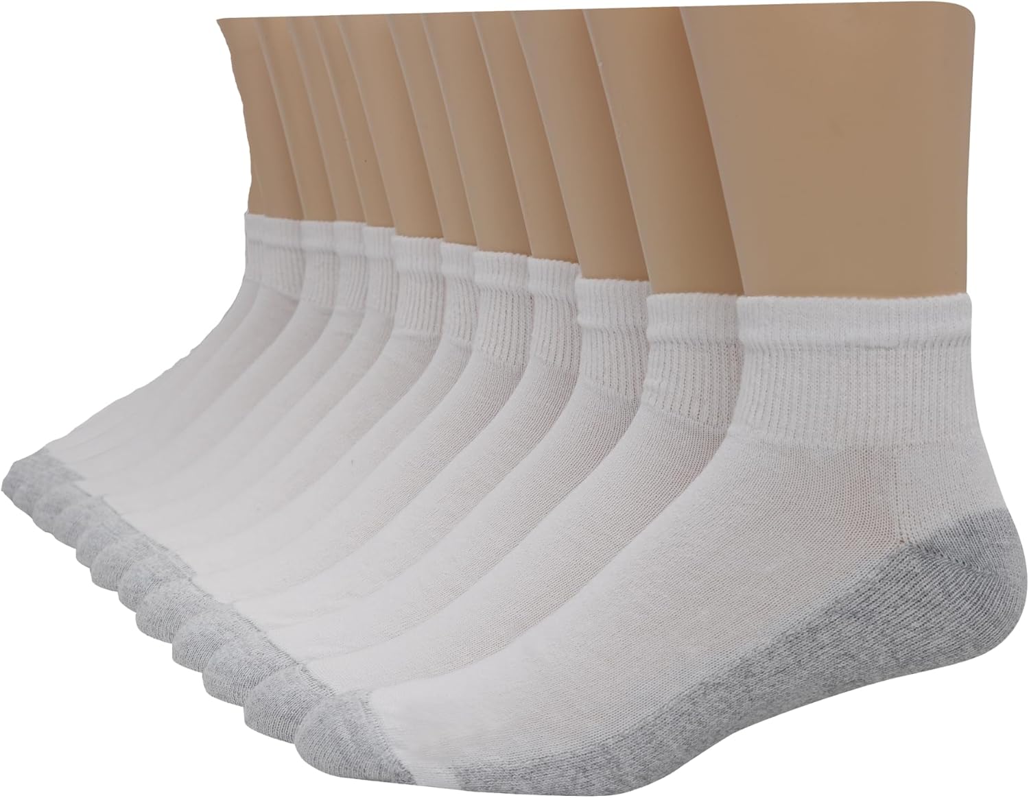 Thumbnail 6 de Hanes Double Tough Socks Crew 12-14