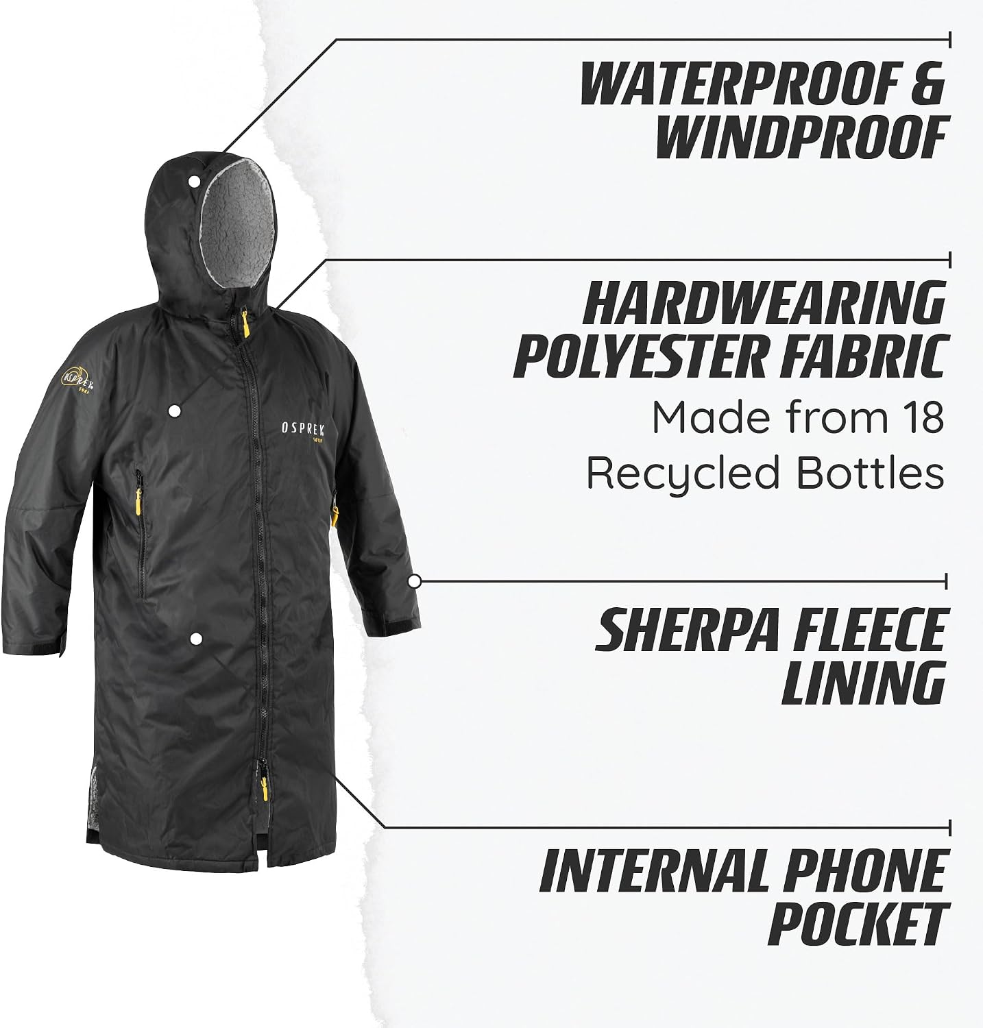 Thumbnail 6 de Osprey Changing Robe for Kids and Adults – Waterproof Unisex Beach Bathrobe