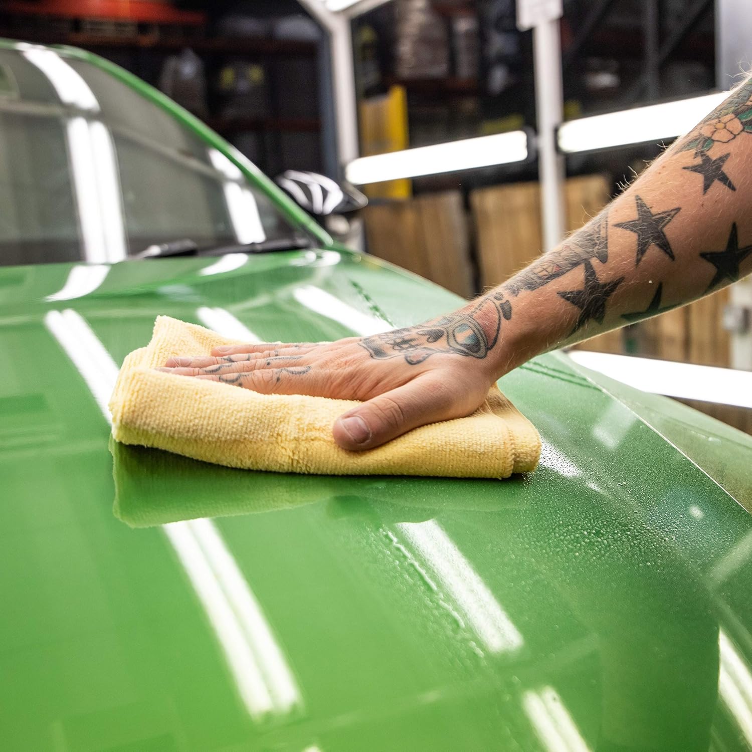 Detalle de Meguiar's Supreme Shine Mikrofasertücher 6er Pack – ultrakuschelige, streifenfreie Poliertücher