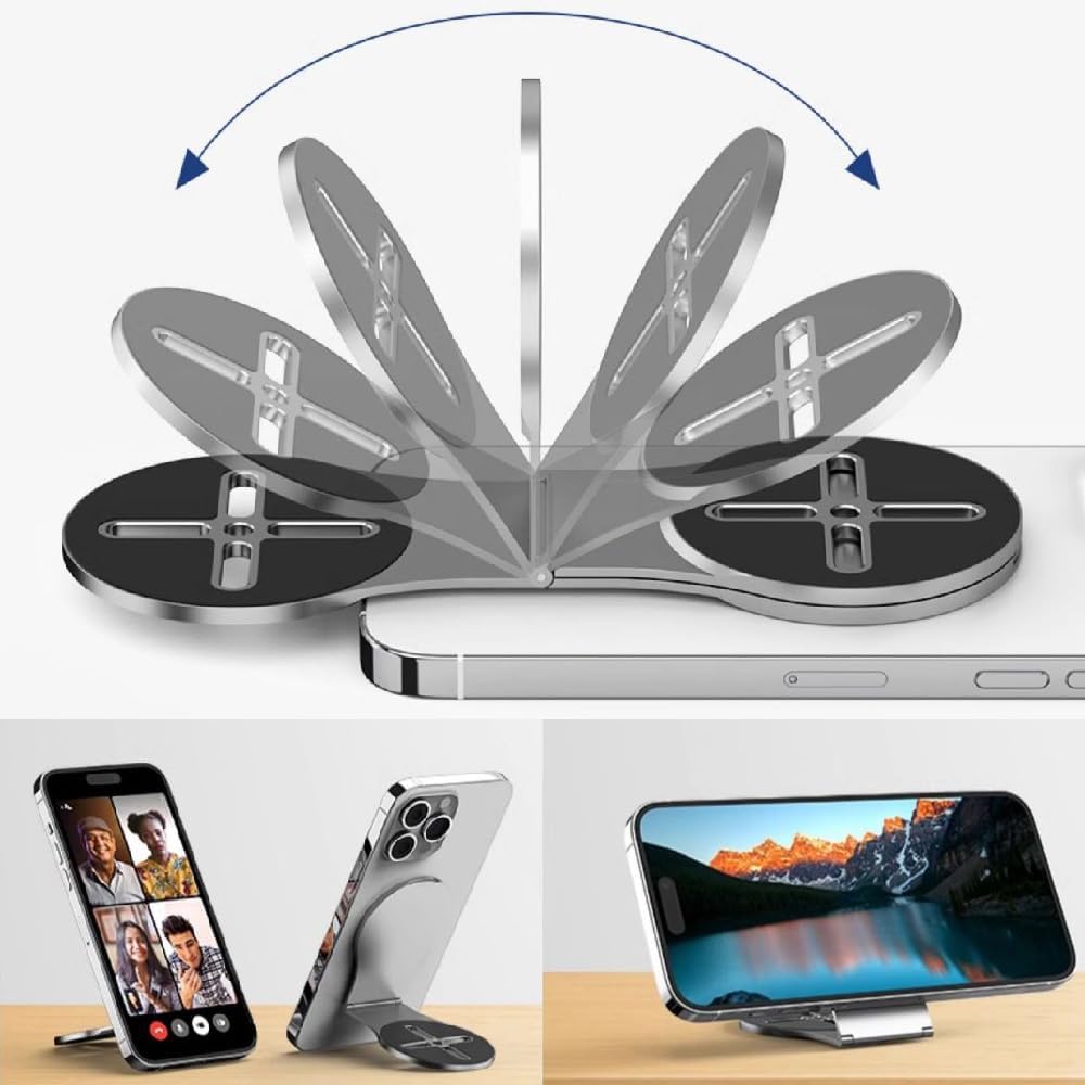 Detalle 2 de ALAFLY Magnetic Laptop Phone Holder with Foldable Side Mount