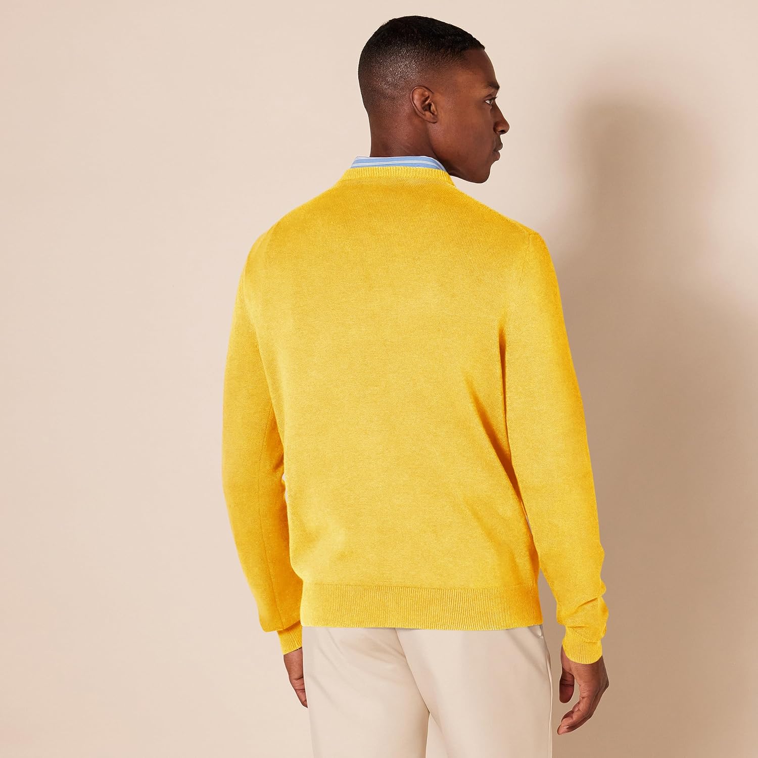 Thumbnail 1 de Amazon Essentials Herren V-Ausschnitt Pullover aus Baumwolle – normale Passform