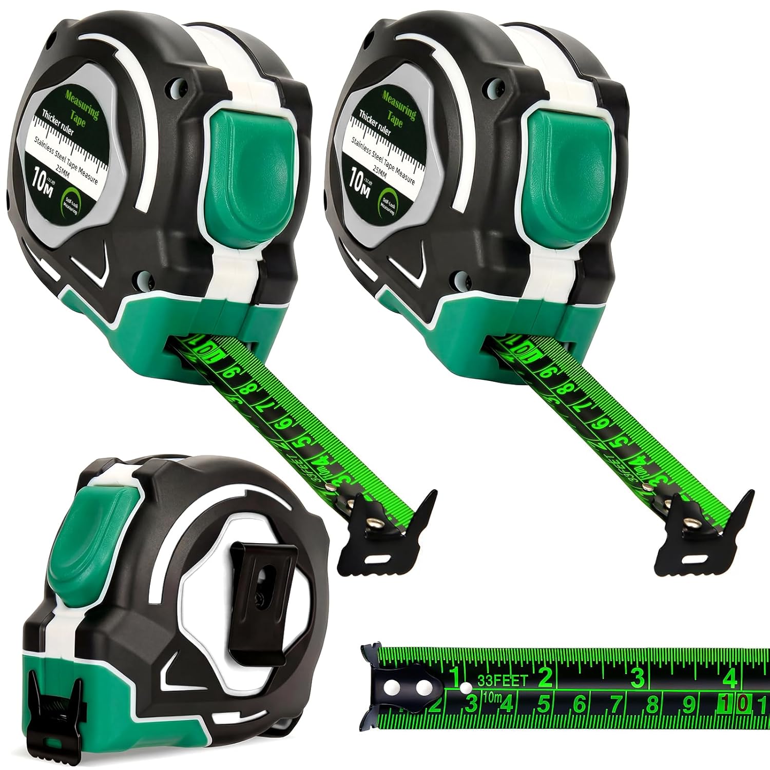 Thumbnail 6 de Fluorescent steel tape measure 10M