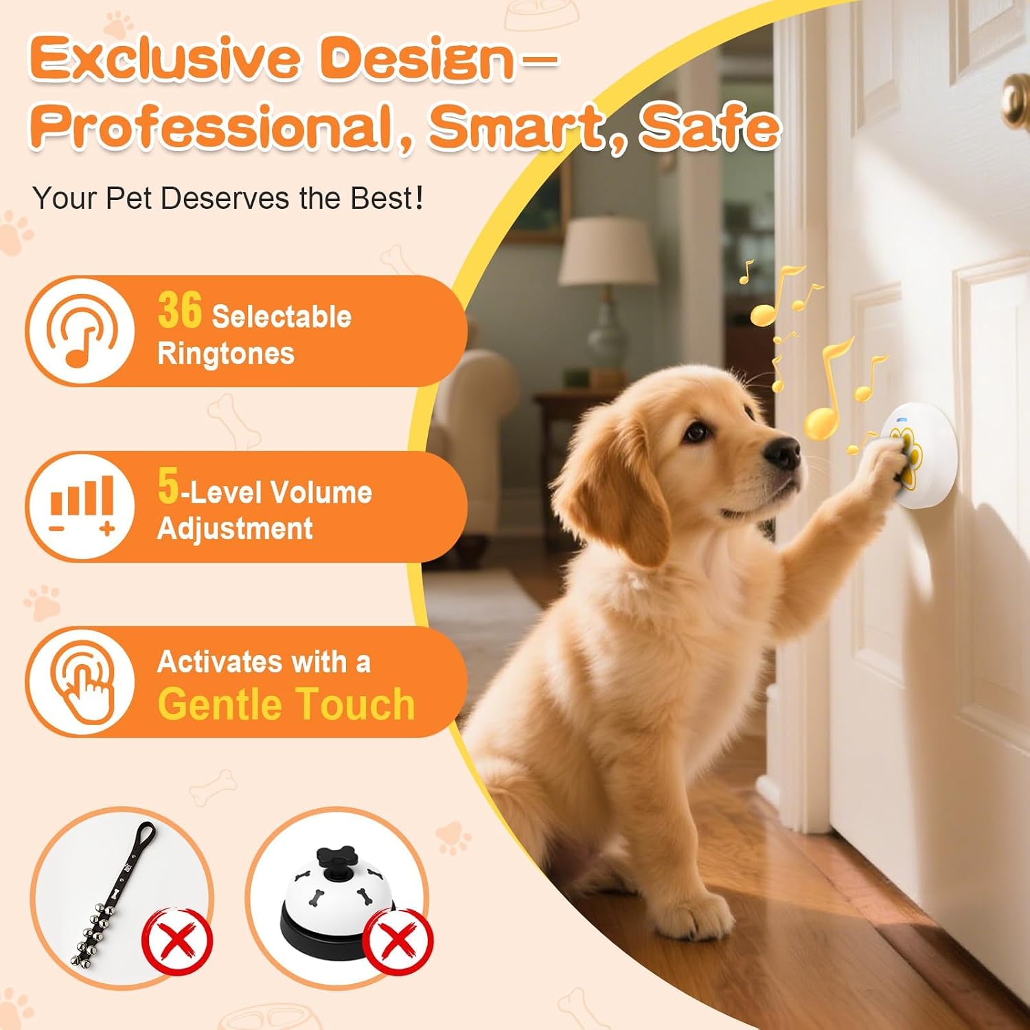 Thumbnail 1 de ChunHee Dog Doorbell Potty Training to Go Outside
