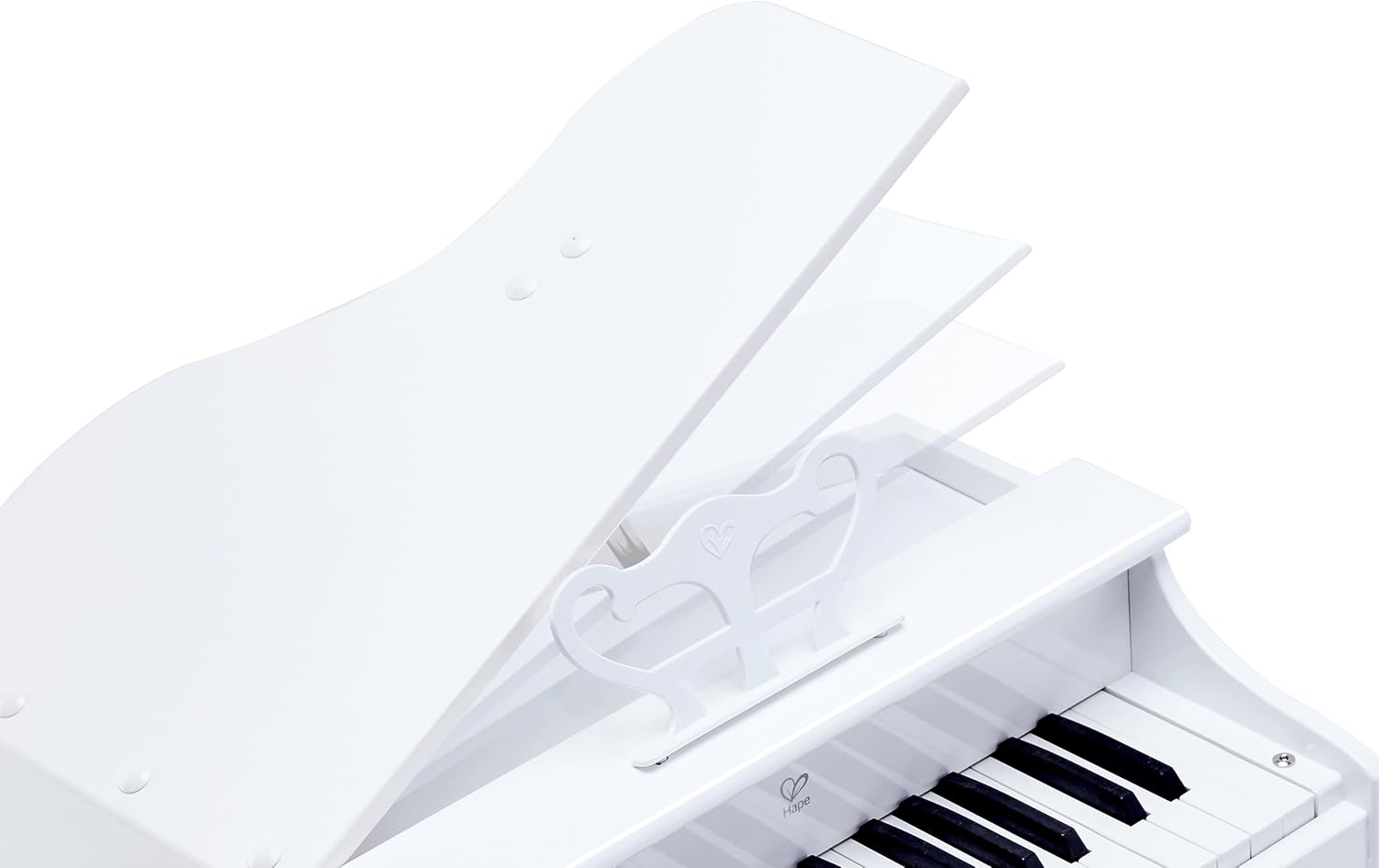 Detalle de Hape Piano à queue 30 touches Blanc 🎹
