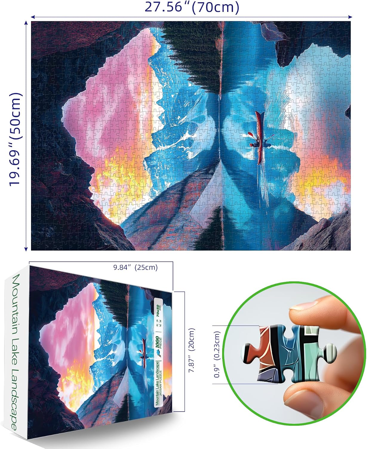 Detalle de MINIWAN Jigsaw Puzzle 1,000 Pieces