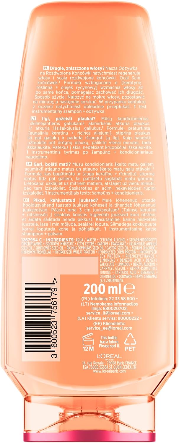 Detalle de L'Oréal Paris gladmakende conditioner voor gevoelig of droog haar, 200 ml