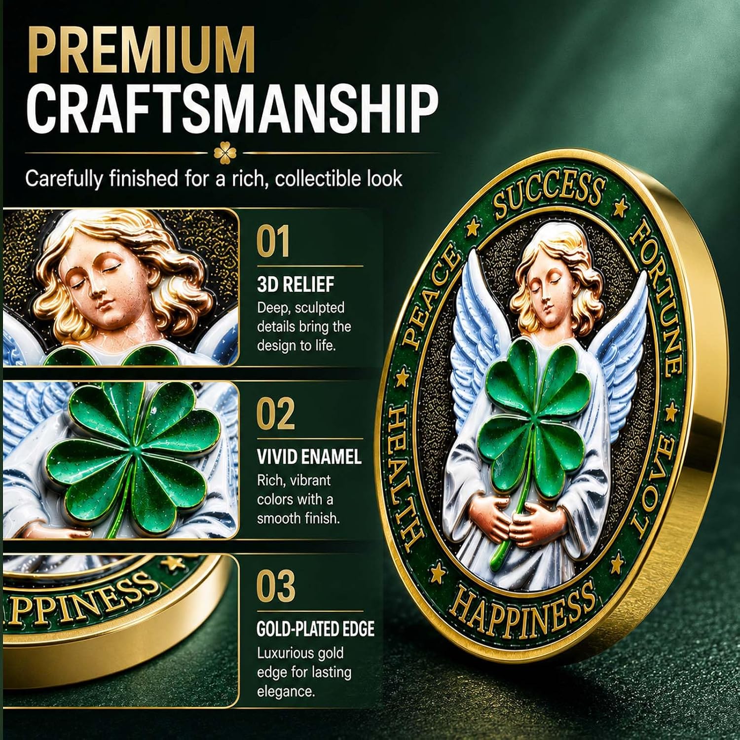 Detalle 2 de Disabeki Lucky Coin, 1.77-Inch