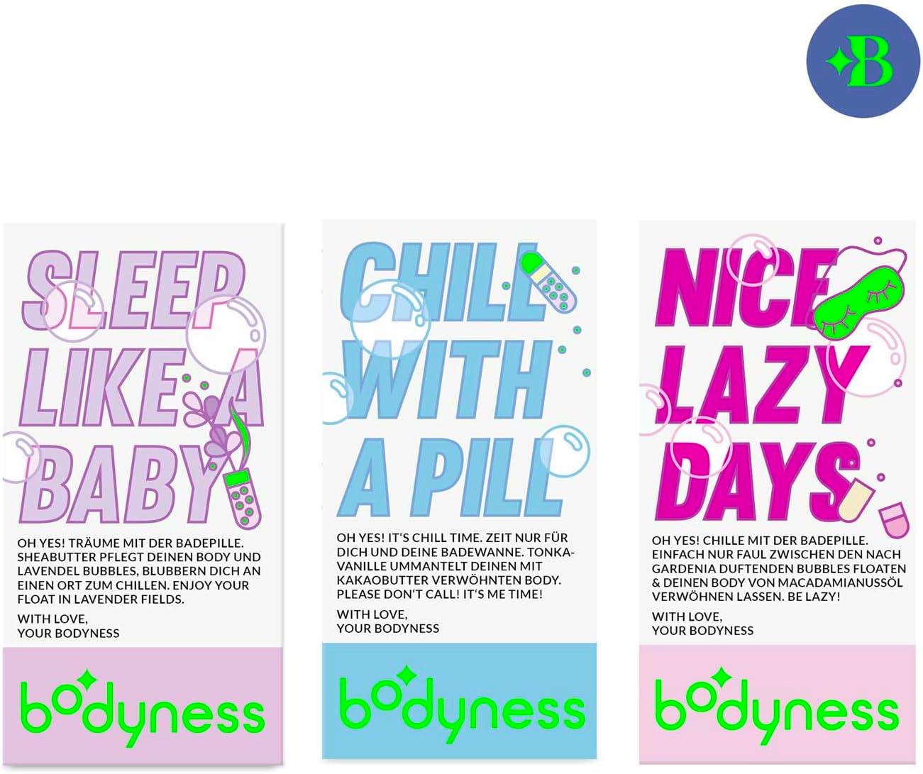 Thumbnail 5 de Craze BODYNESS Pack 9 Bombas Chill Pill