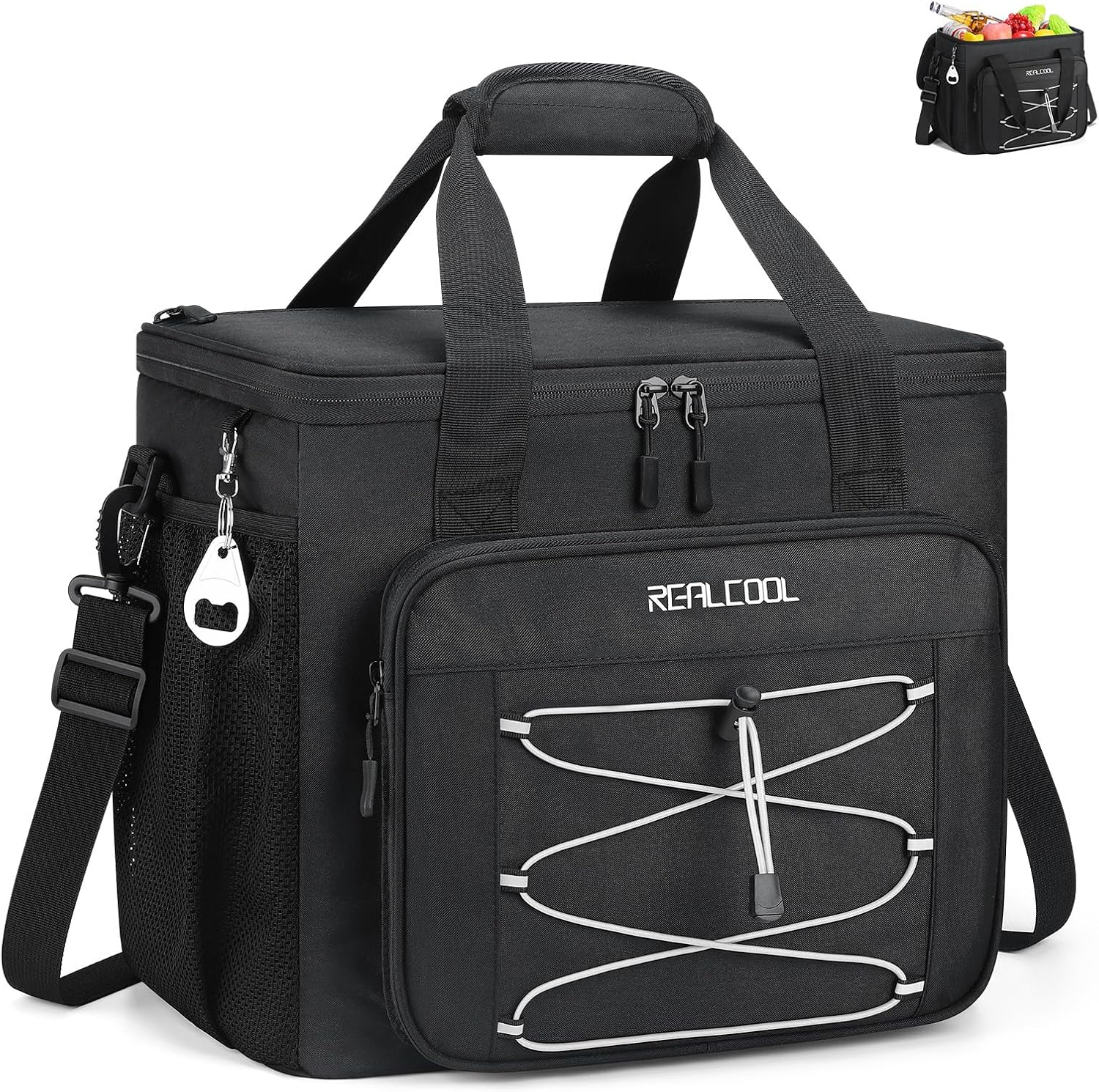 Detalle de RealCool 35/45 Can Collapsible Soft Cooler Bag with 5-Layer Insulation