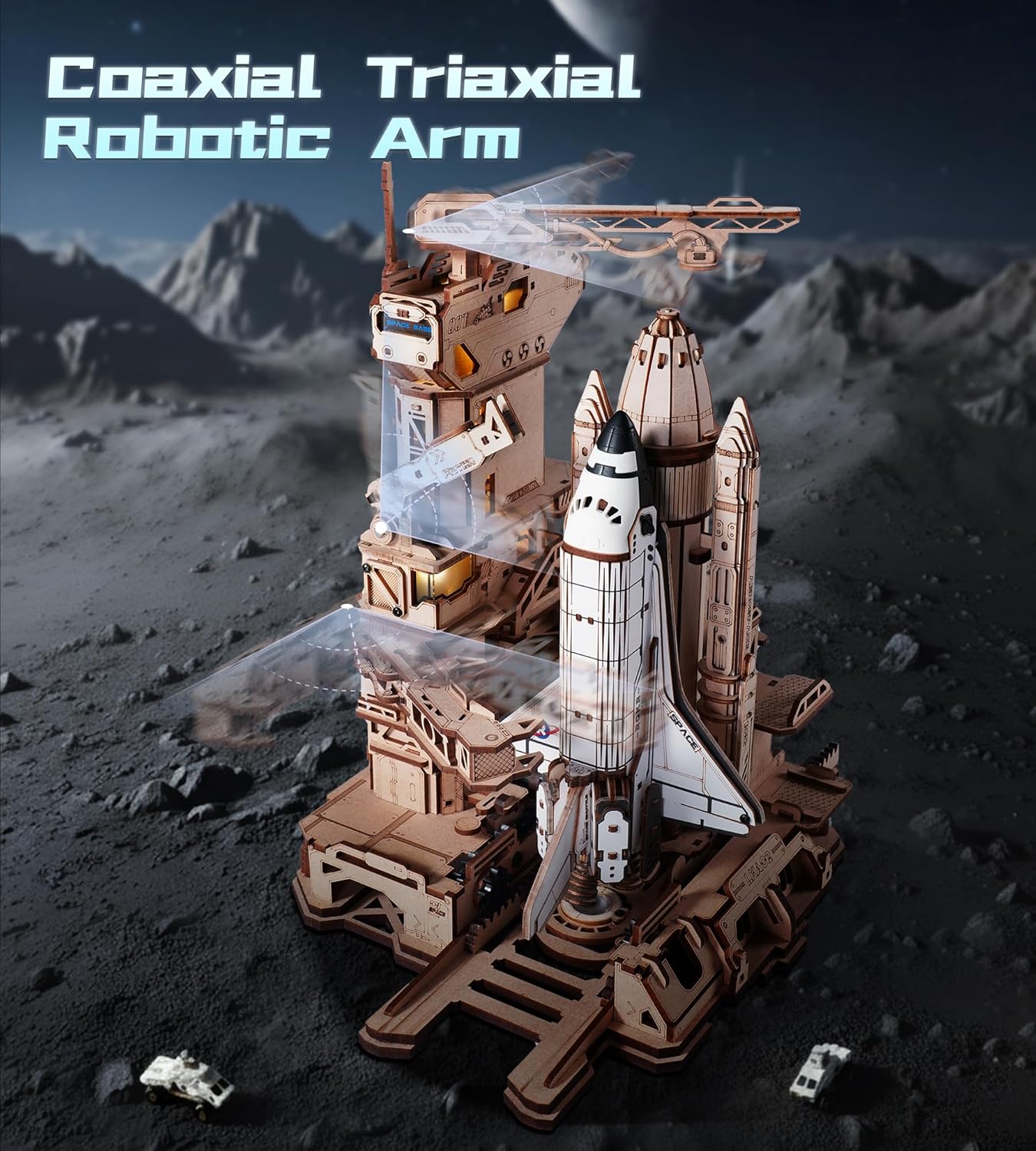 Detalle 2 de ROKR Space Shuttle Model 1:420 scale collectible kit 🧩