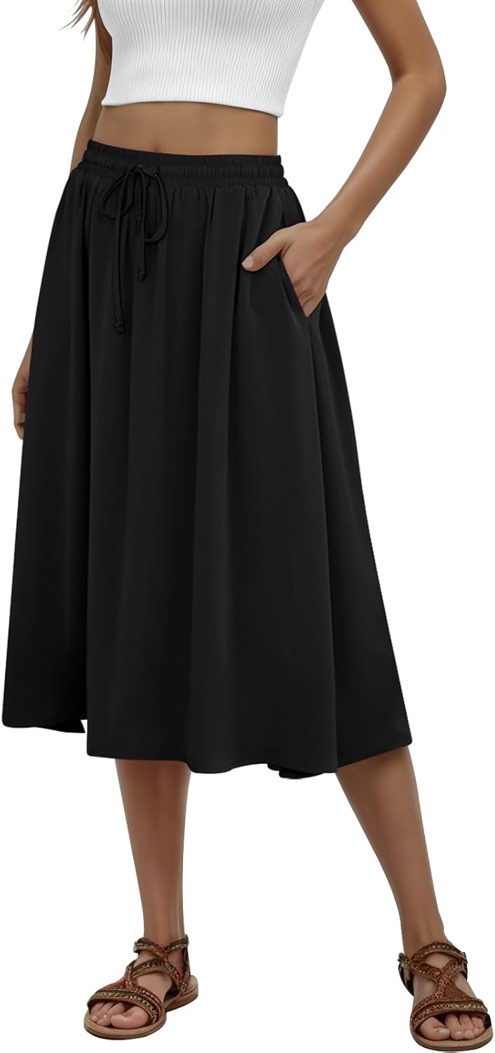 Detalle de MLXSJ Women's Midi Skirt Polyester