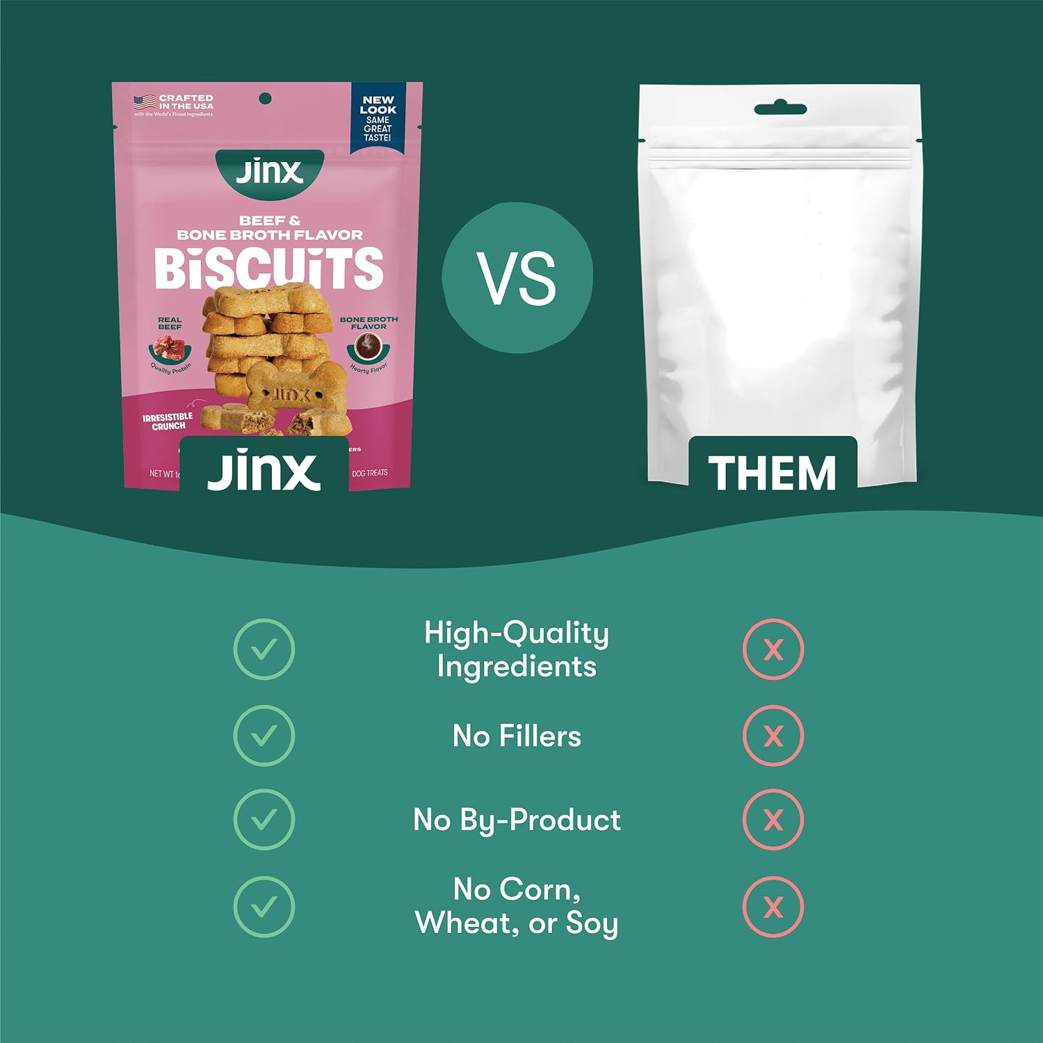 Detalle de Jinx Dog Treats, 16 oz