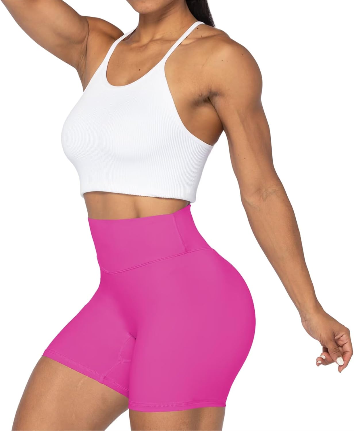 Thumbnail 6 de Sunzel No Front Seam High Waist Biker Shorts for Women (Squat Proof Yoga & Gym)