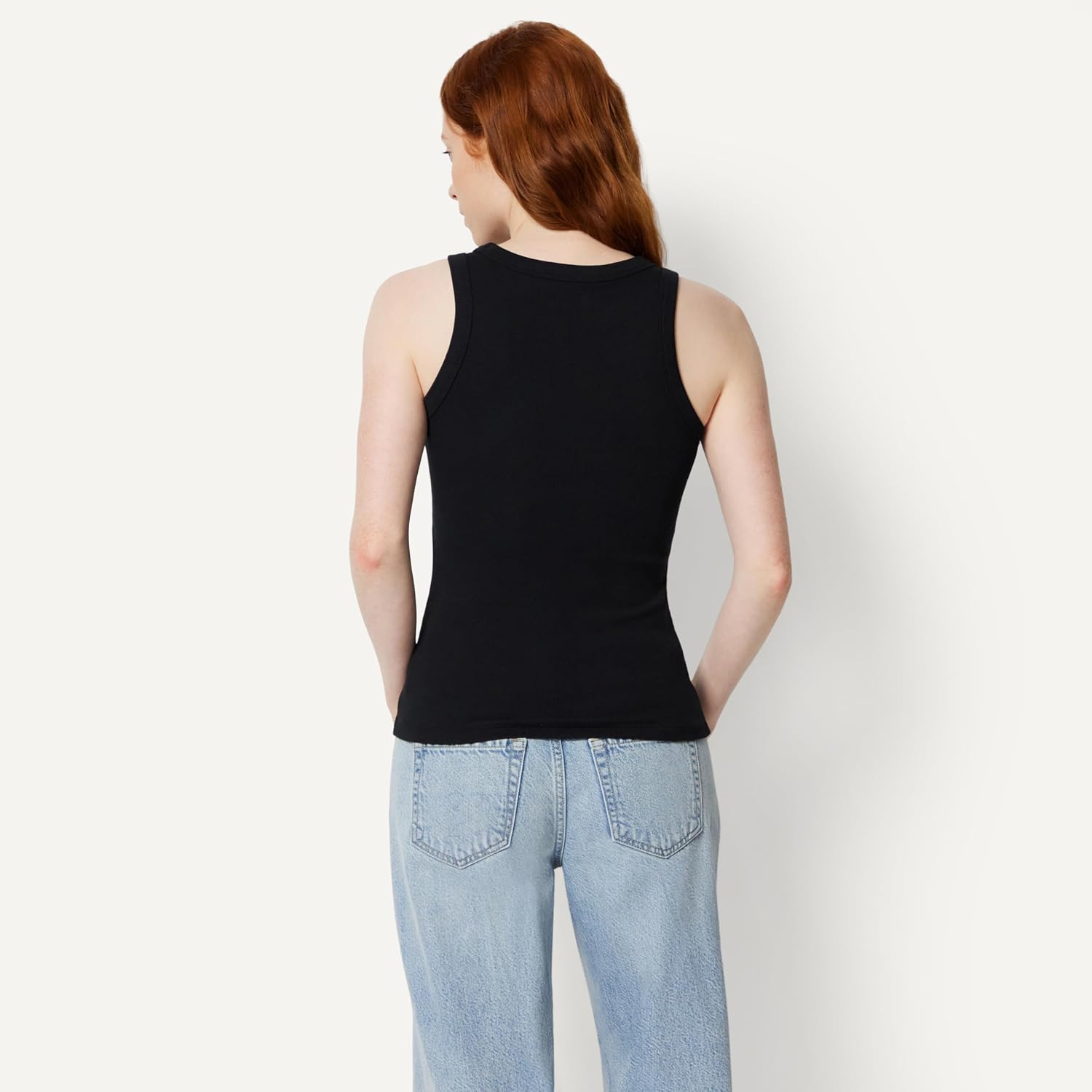 Detalle de Amazon Essentials Damen Slim-Fit Tanktop mit Rippstrick