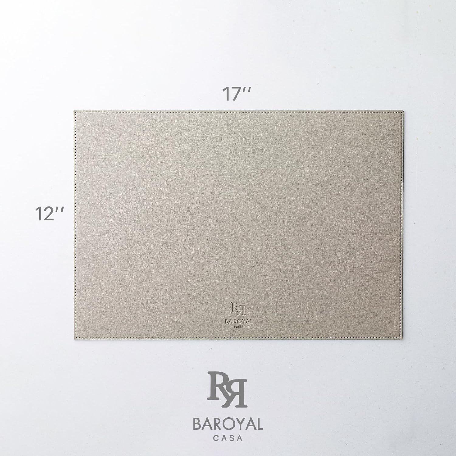 Thumbnail 5 de Baroyal Faux Leather Placemats (Set of 6) — Vinyl, Washable, Heat-Resistant Waterproof Table Mats