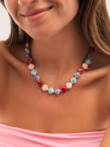 Detalle 2 de SINGULARU Collar Mujer Begur Conchas Acero Baño Oro