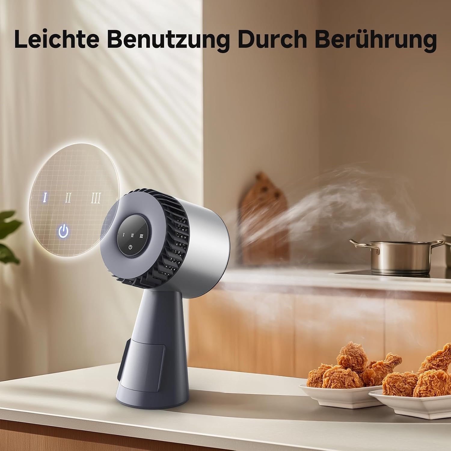 Detalle 1 de AAOBOSI Mini Dunstabzugshaube mit 3 Stufen
