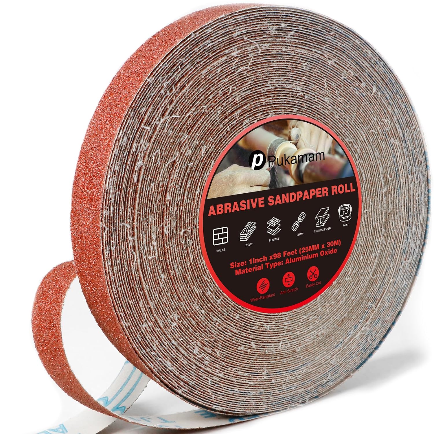 Detalle de Emery Cloth Roll Set 30 m 40 grit ๐