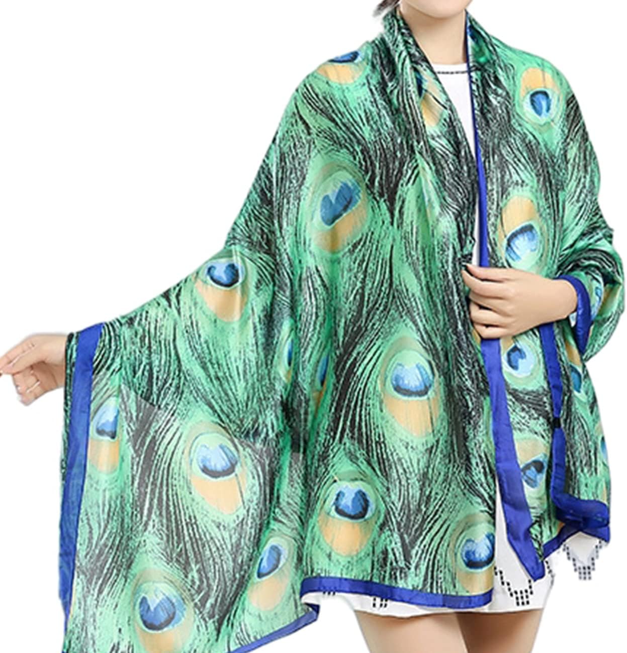 Detalle de MAIRY Silk Scarf For Women UK – Lightweight 180x90 cm Satin Finish Shawl Wrap (SL-M04)
