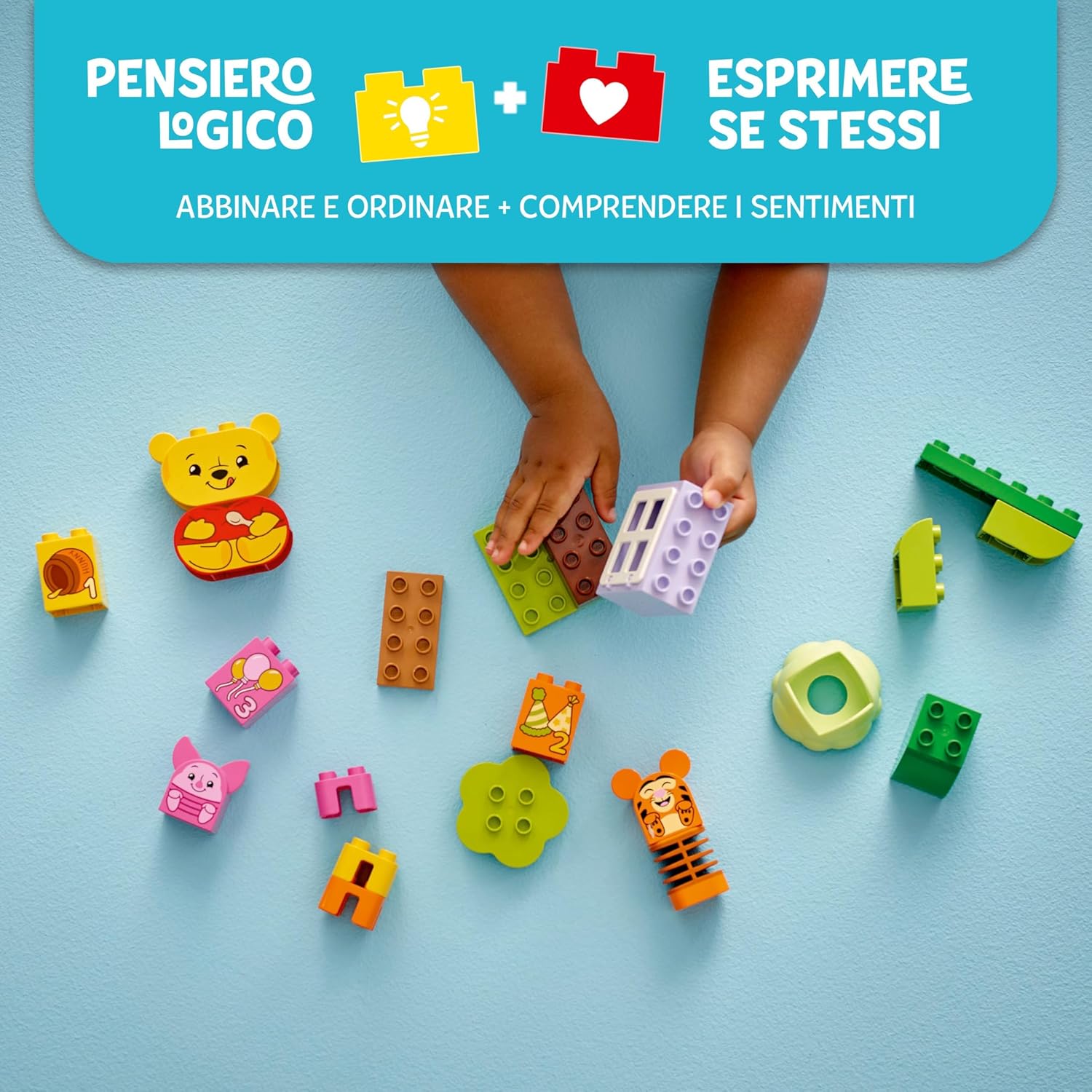 Detalle de LEGO DUPLO Winnie the Pooh 10457, motricità fine